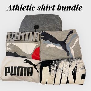 BUNDLE: (5) Brand Athletic T-shirts - great leisure shirts.